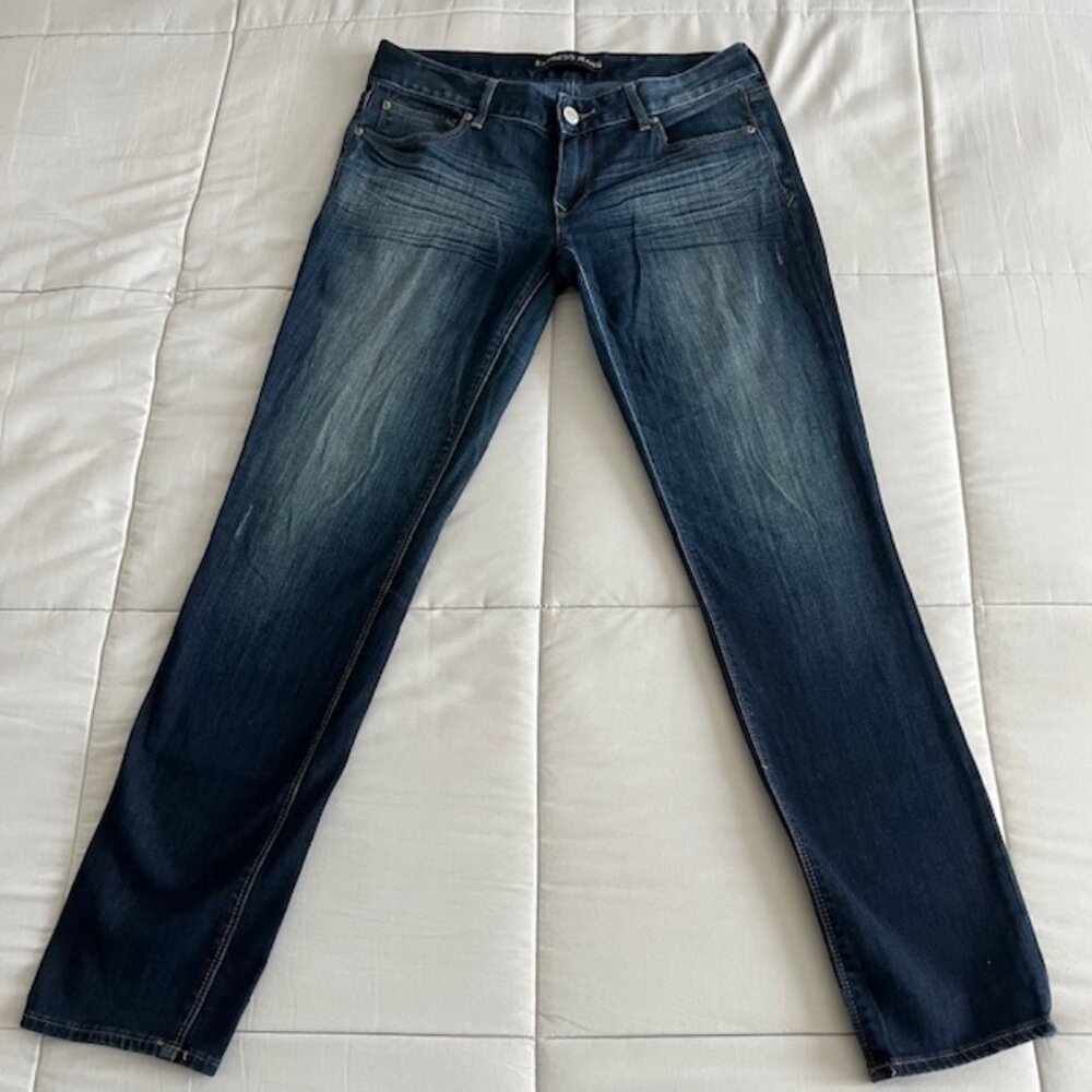 EXPRESS SKINNY STELLA LOWRISE JEANS